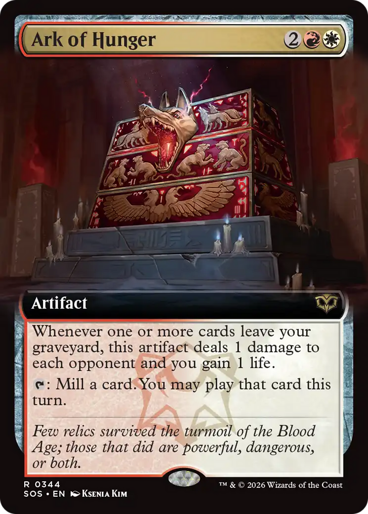 Ark of Hunger (Extended Art) [Secrets of Strixhaven] | Anubis Games and Hobby