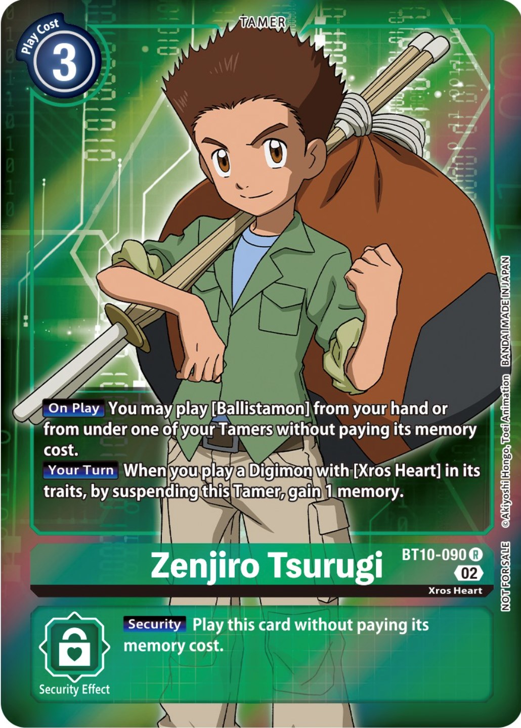 Zenjiro Tsurugi [BT10-090] (Box Topper) [Xros Encounter] | Anubis Games and Hobby