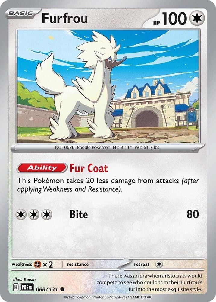 Furfrou (088/131) [Scarlet & Violet: Prismatic Evolutions] | Anubis Games and Hobby