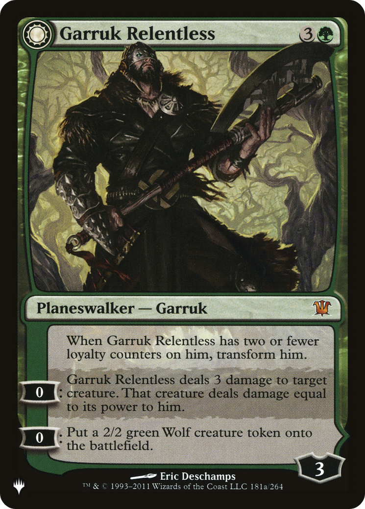 Garruk Relentless // Garruk, the Veil-Cursed [Secret Lair: From Cute to Brute] | Anubis Games and Hobby