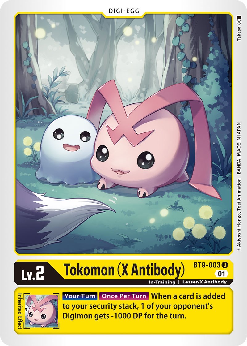 Tokomon (X Antibody) [BT9-003] [X Record] | Anubis Games and Hobby