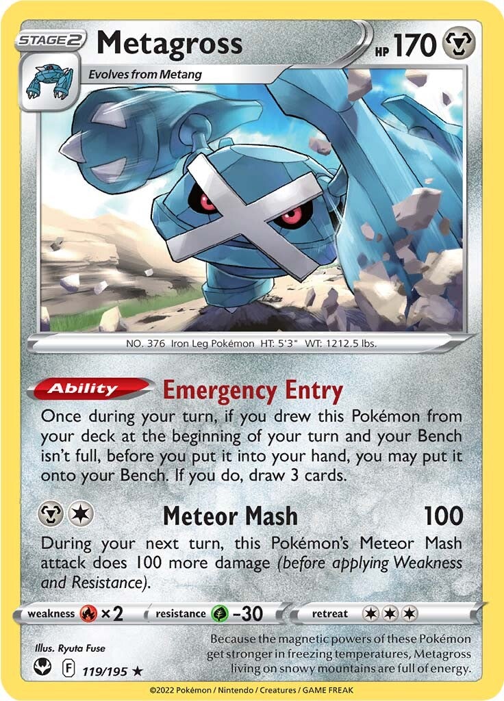 Metagross (119/195) [Sword & Shield: Silver Tempest] | Anubis Games and Hobby