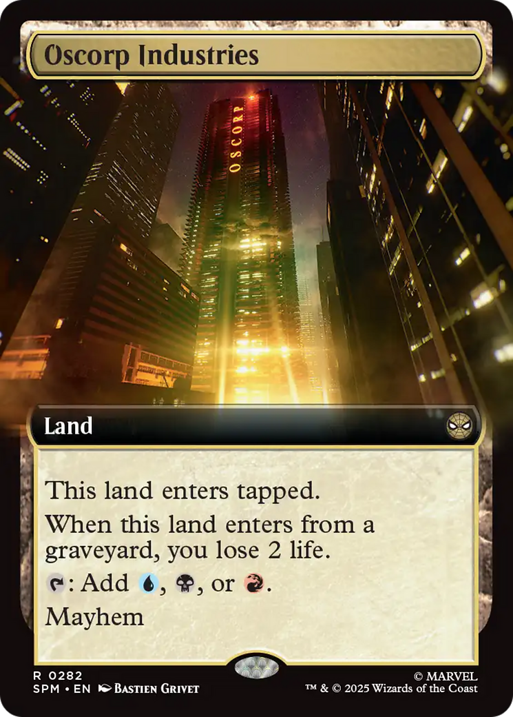 Oscorp Industries (Extended Art) [Marvel's Spider-Man] | Anubis Games and Hobby