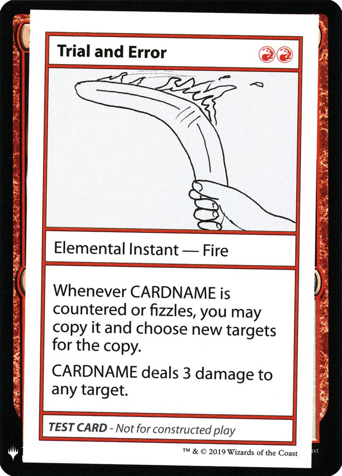 Trial and Error [Mystery Booster Playtest Cards] | Anubis Games and Hobby