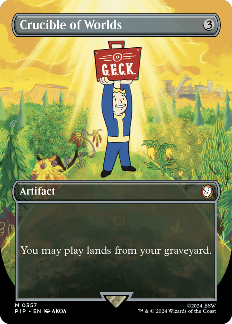 Crucible of Worlds (Borderless) [Fallout] | Anubis Games and Hobby