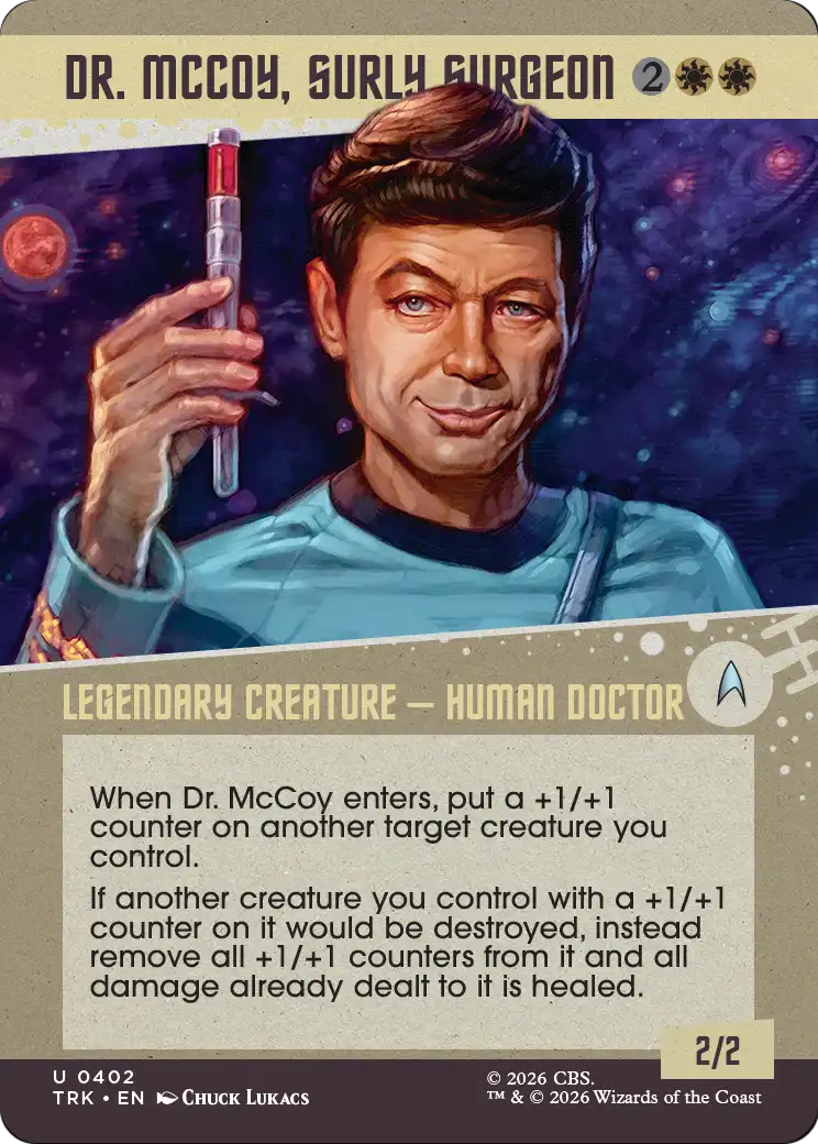 Dr. McCoy, Surly Surgeon (Showcase) [Star Trek] | Anubis Games and Hobby