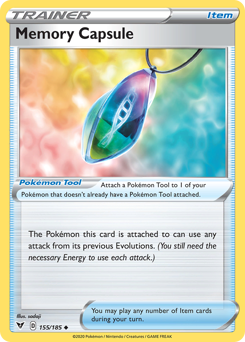 Memory Capsule (155/185) [Sword & Shield: Vivid Voltage] | Anubis Games and Hobby