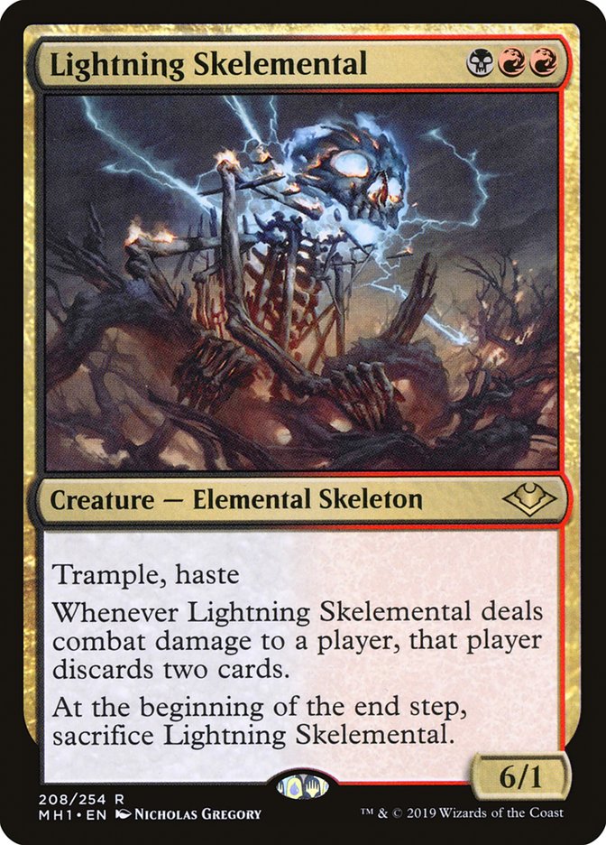 Lightning Skelemental [Modern Horizons] | Anubis Games and Hobby