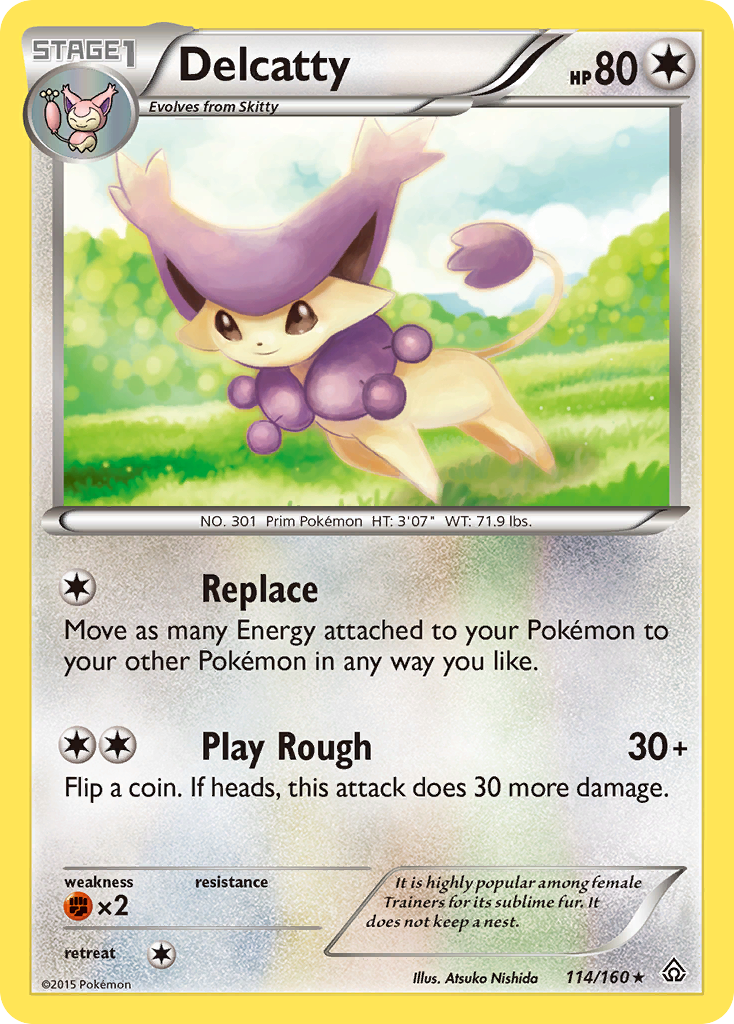 Delcatty (114/160) [XY: Primal Clash] | Anubis Games and Hobby