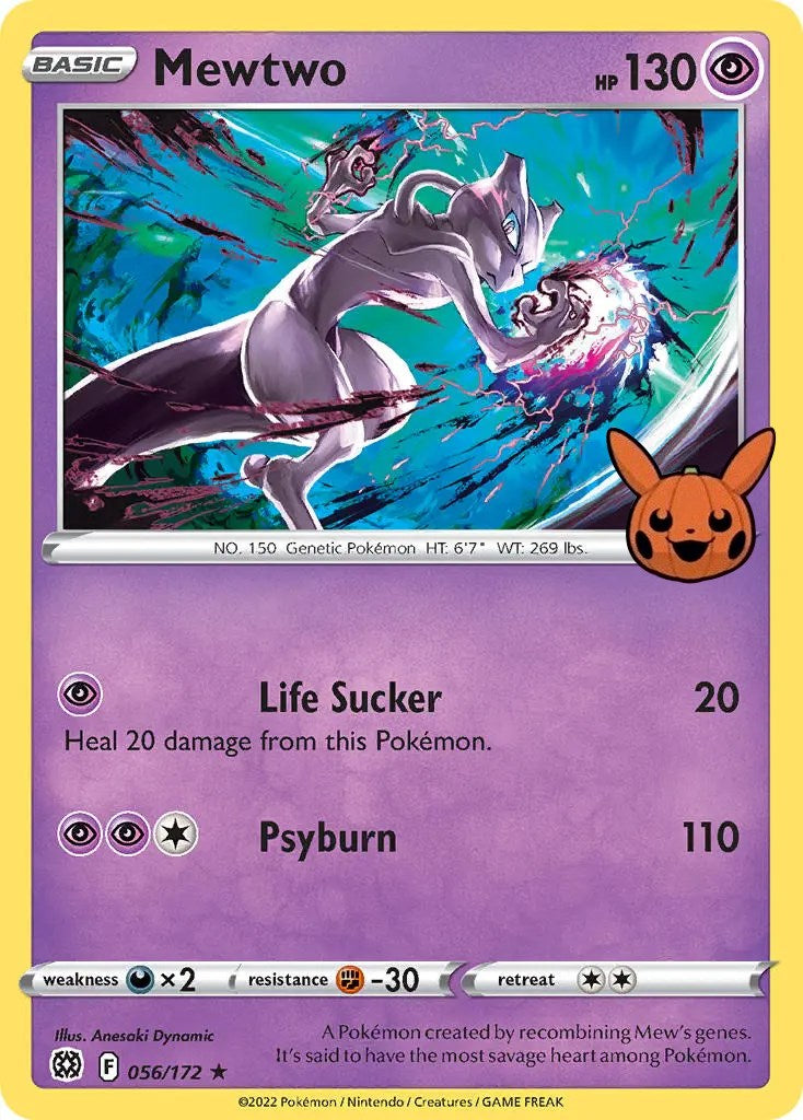 Mewtwo (056/172) [Trick or Trade] | Anubis Games and Hobby