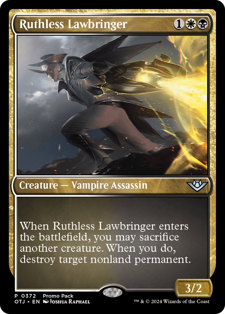 Ruthless Lawbringer (Promo Pack) [Outlaws of Thunder Junction Promos] | Anubis Games and Hobby