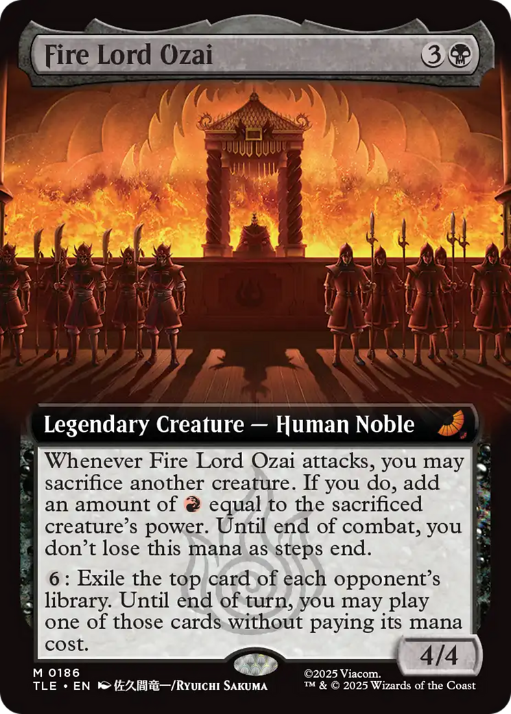 Fire Lord Ozai (Extended Art) [Avatar: The Last Airbender: Eternal-Legal] | Anubis Games and Hobby