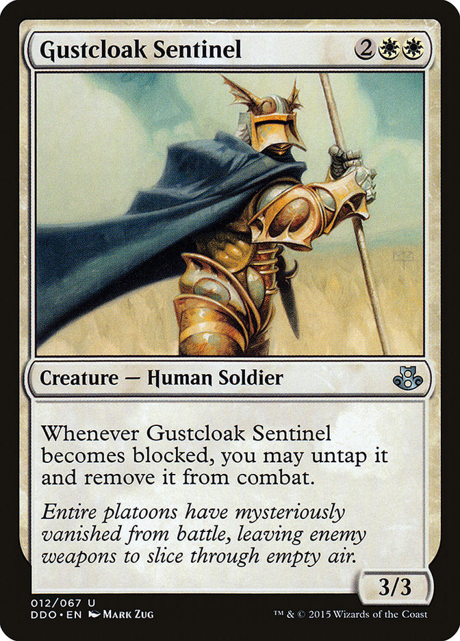 Gustcloak Sentinel [Duel Decks: Elspeth vs. Kiora] | Anubis Games and Hobby