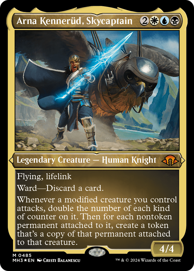 Arna Kennerud, Skycaptain (Foil Etched) [Modern Horizons 3] | Anubis Games and Hobby
