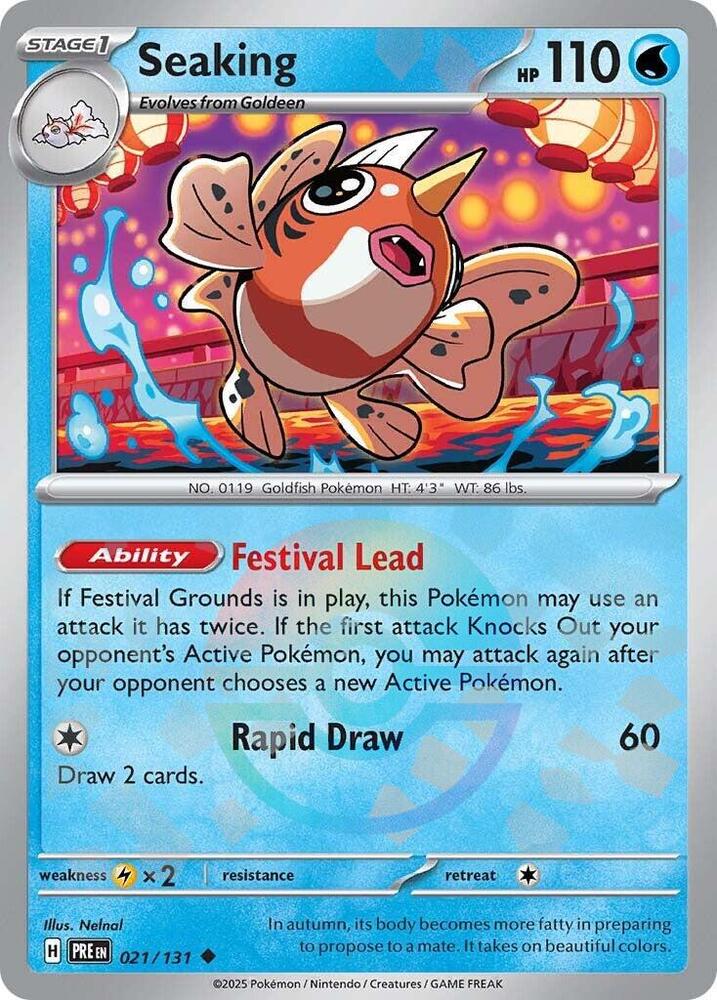 Seaking (021/131) (Poke Ball Pattern) [Scarlet & Violet: Prismatic Evolutions] | Anubis Games and Hobby