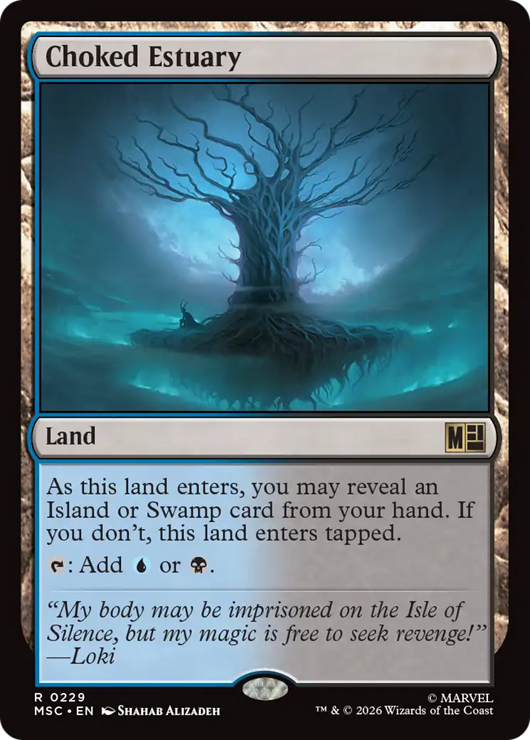 Choked Estuary (Surge Foil) [Marvel Super Heroes Commander] | Anubis Games and Hobby