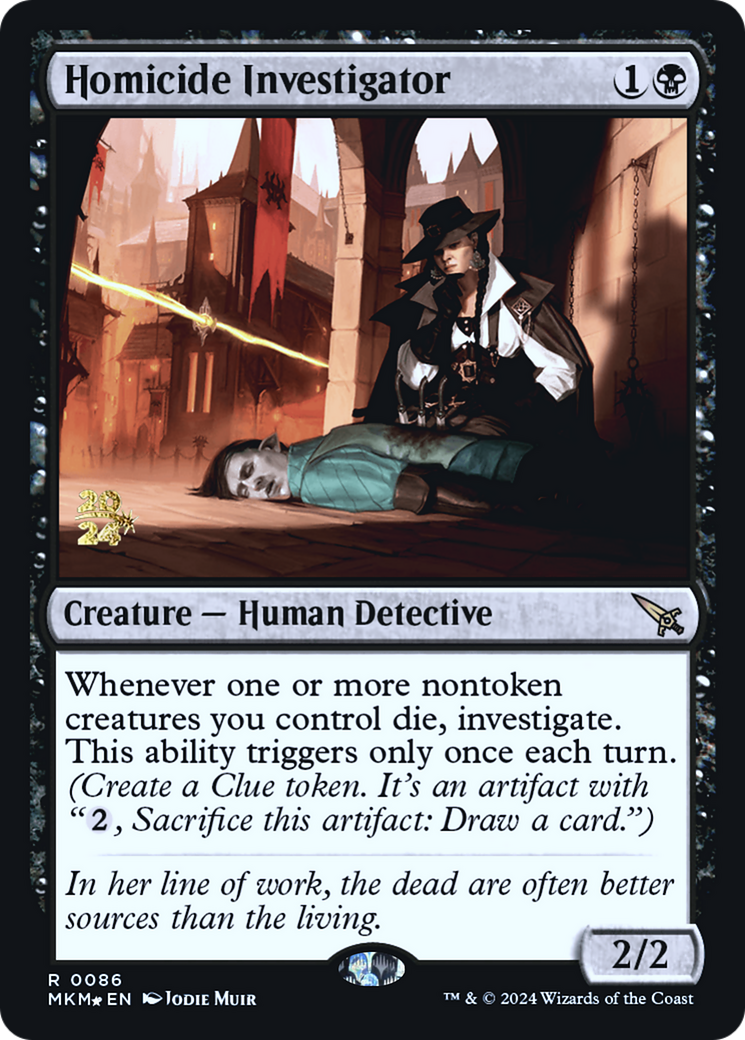 Homicide Investigator [Murders at Karlov Manor Prerelease Promos] | Anubis Games and Hobby