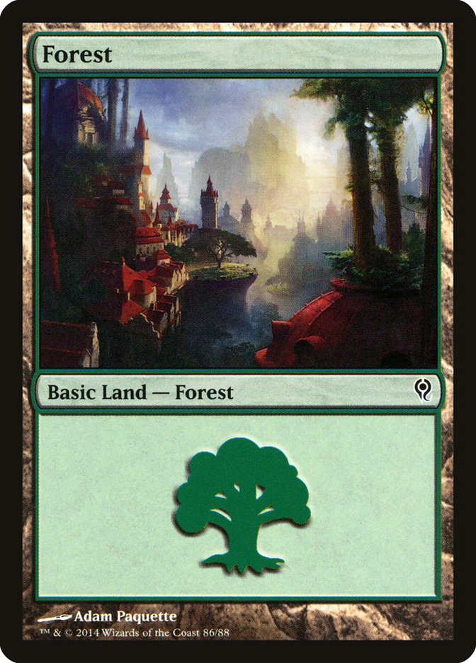 Forest (86) [Duel Decks: Jace vs. Vraska] | Anubis Games and Hobby