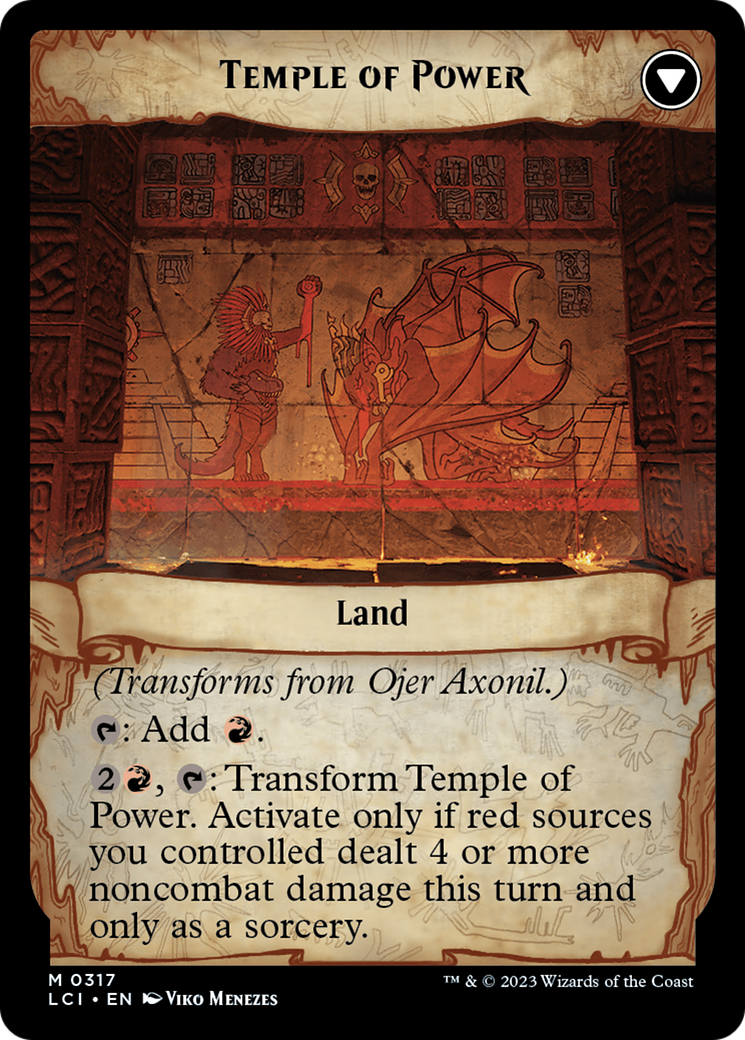 Ojer Axonil, Deepest Might // Temple of Power (Showcase) [The Lost Caverns of Ixalan] | Anubis Games and Hobby