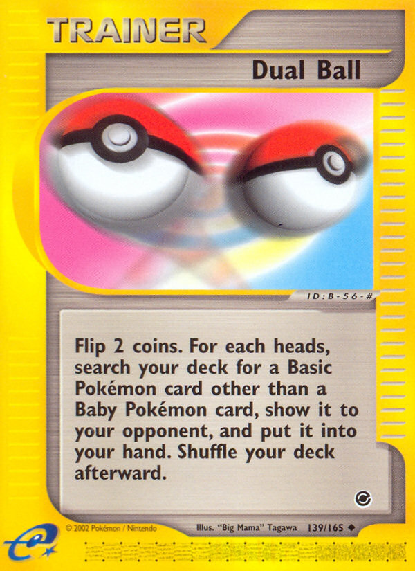 Dual Ball (139/165) [Expedition: Base Set] | Anubis Games and Hobby