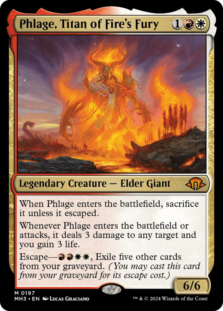 Phlage, Titan of Fire's Fury [Modern Horizons 3] | Anubis Games and Hobby