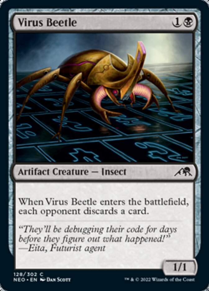 Virus Beetle [Kamigawa: Neon Dynasty] | Anubis Games and Hobby