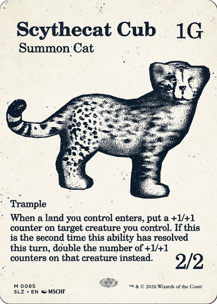 Scythecat Cub (0085) [Secret Lair x MSCHF: The Zeta Set] | Anubis Games and Hobby