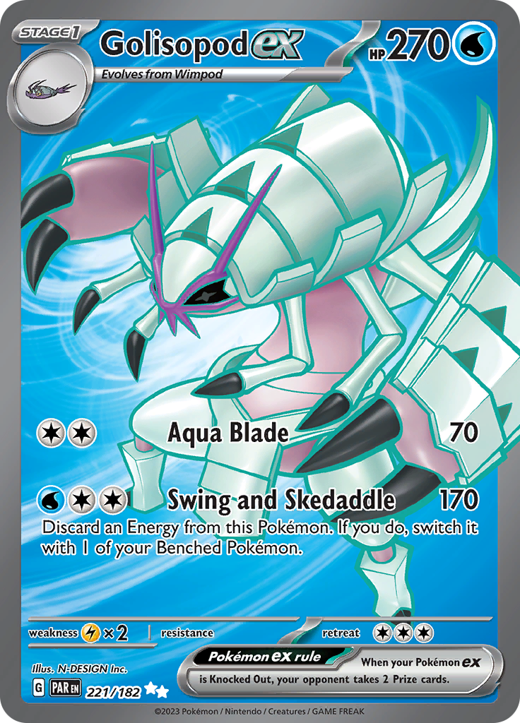 Golisopod ex (221/182) [Scarlet & Violet: Paradox Rift] | Anubis Games and Hobby
