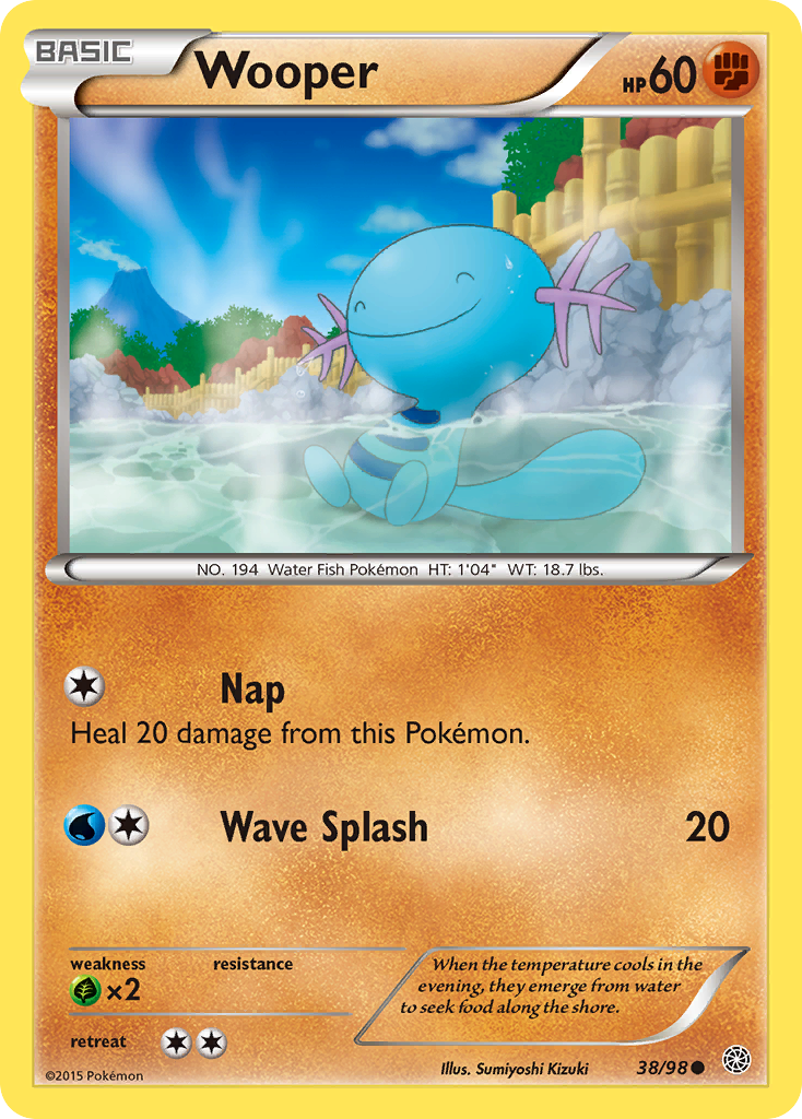 Wooper (38/98) [XY: Ancient Origins] | Anubis Games and Hobby