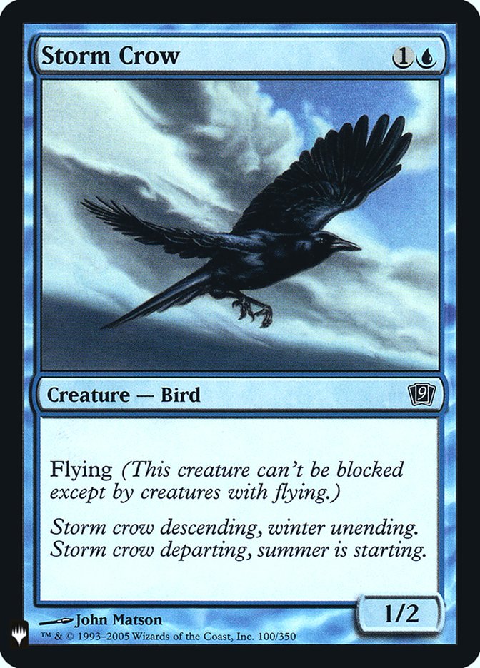 Storm Crow [Mystery Booster] | Anubis Games and Hobby