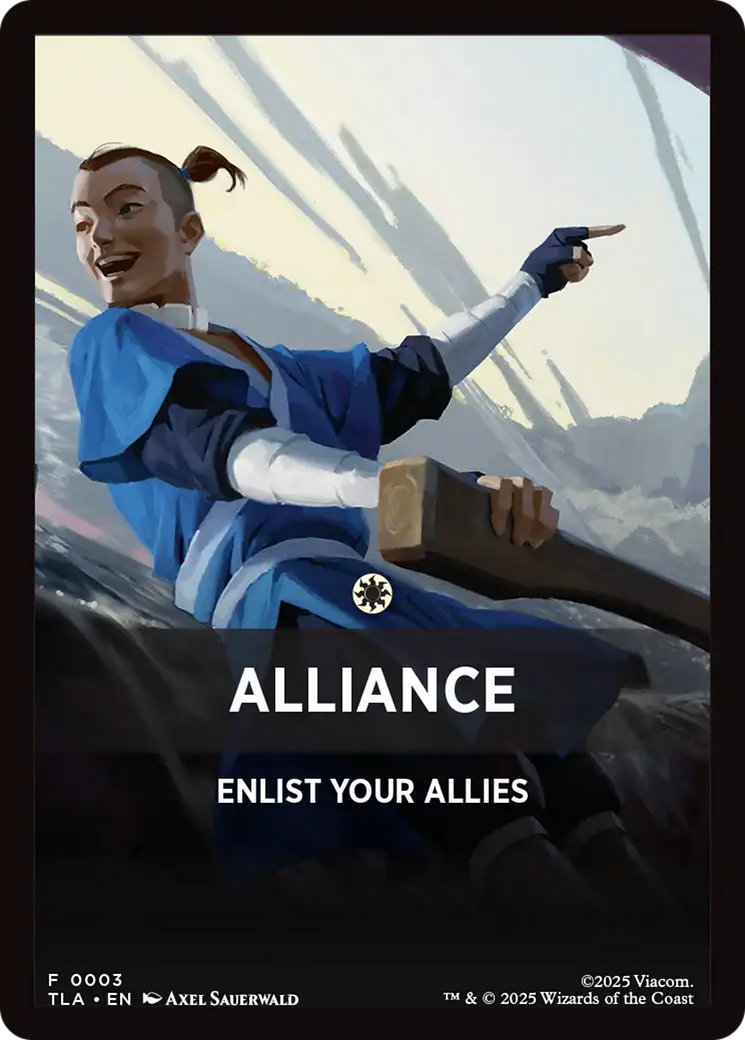 Alliance Theme Card [Avatar: The Last Airbender Tokens] | Anubis Games and Hobby