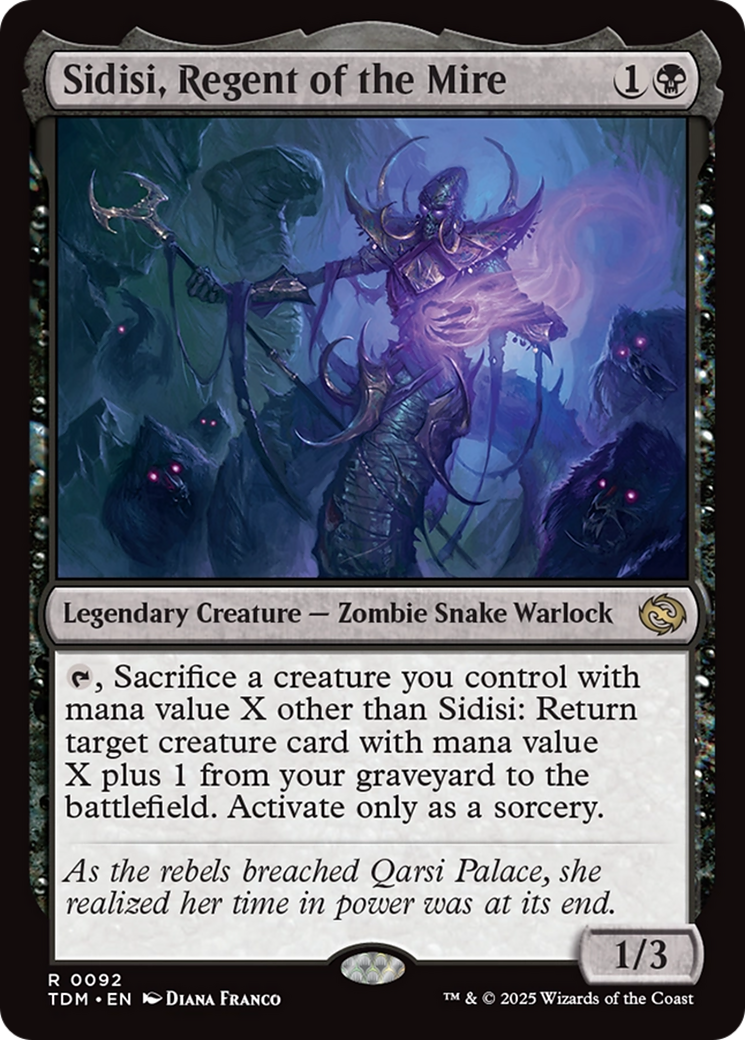 Sidisi, Regent of the Mire [Tarkir: Dragonstorm] | Anubis Games and Hobby