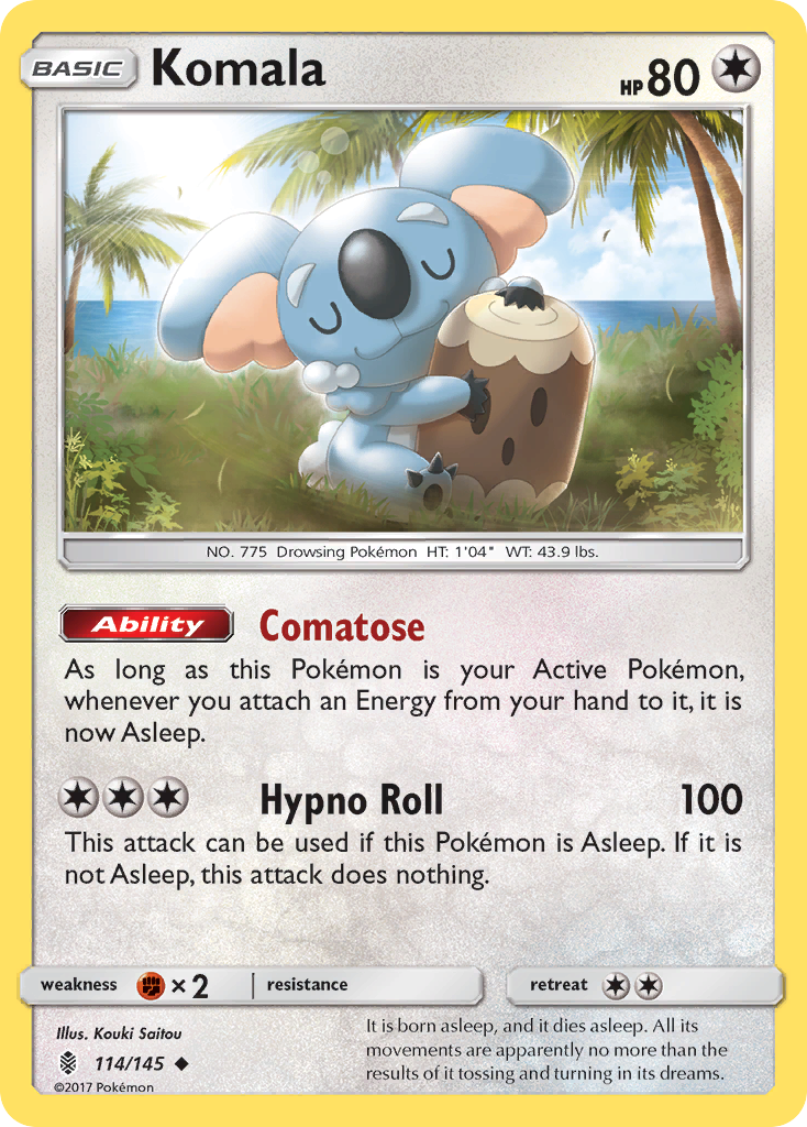 Komala (114/145) [Sun & Moon: Guardians Rising] | Anubis Games and Hobby