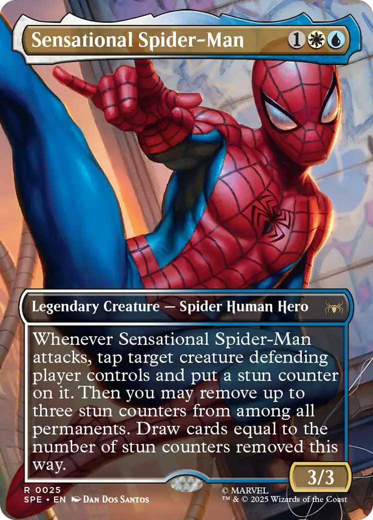 Sensational Spider-Man (Borderless) [Marvel's Spider-Man: Eternal-Legal] | Anubis Games and Hobby