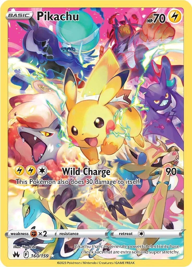 Pikachu (160/159) (Secret) [Sword & Shield: Crown Zenith] | Anubis Games and Hobby