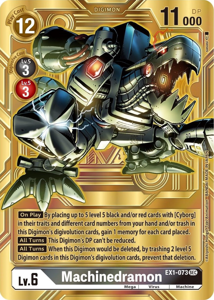 Machinedramon [EX1-073] (Alternate Art) [Dimensional Phase] | Anubis Games and Hobby