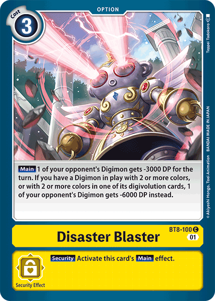 Disaster Blaster [BT8-100] [New Awakening] | Anubis Games and Hobby