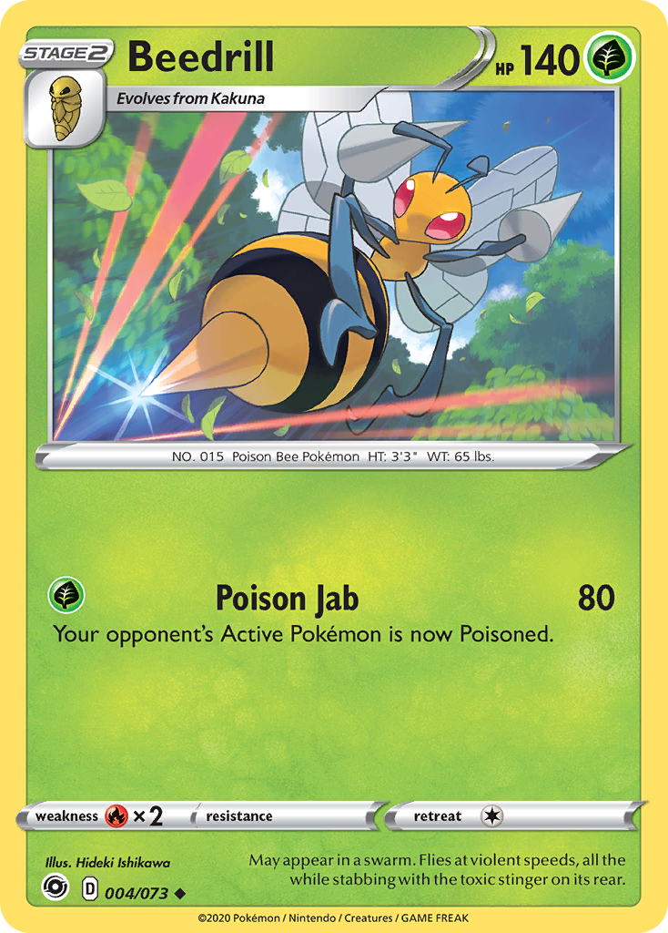 Beedrill (004/073) [Sword & Shield: Champion's Path] | Anubis Games and Hobby