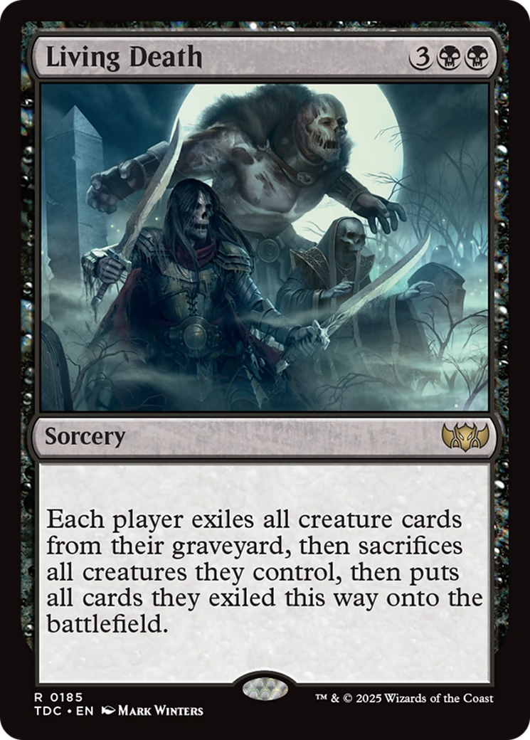 Living Death [Tarkir: Dragonstorm Commander] | Anubis Games and Hobby