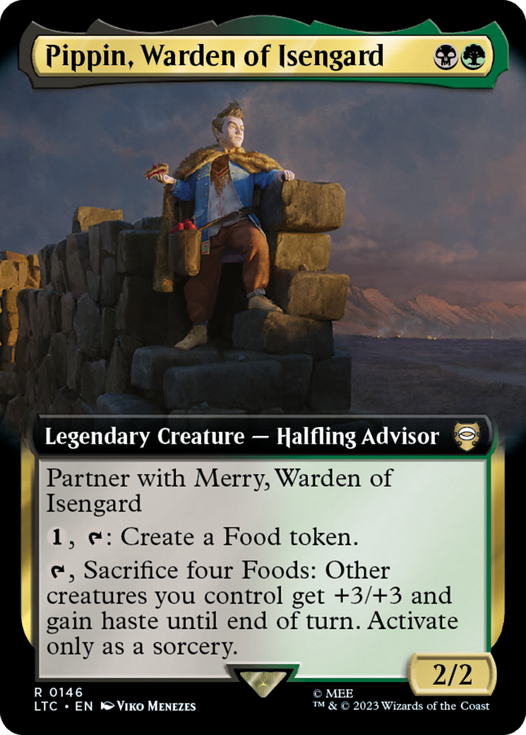 Pippin, Warden of Isengard (Extended Art) [The Lord of the Rings: Tales of Middle-Earth Commander] | Anubis Games and Hobby