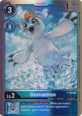 Gomamon [P-004] (Rainbow Foil) [Promotional Cards] | Anubis Games and Hobby