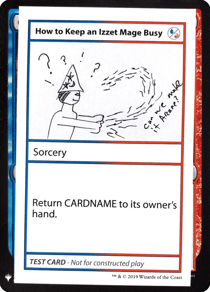 How to Keep an Izzet Mage Busy [Mystery Booster Playtest Cards] | Anubis Games and Hobby