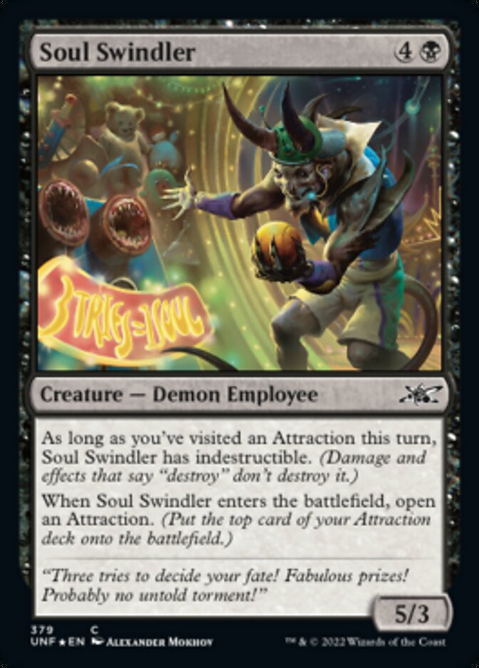 Soul Swindler (Galaxy Foil) [Unfinity] | Anubis Games and Hobby