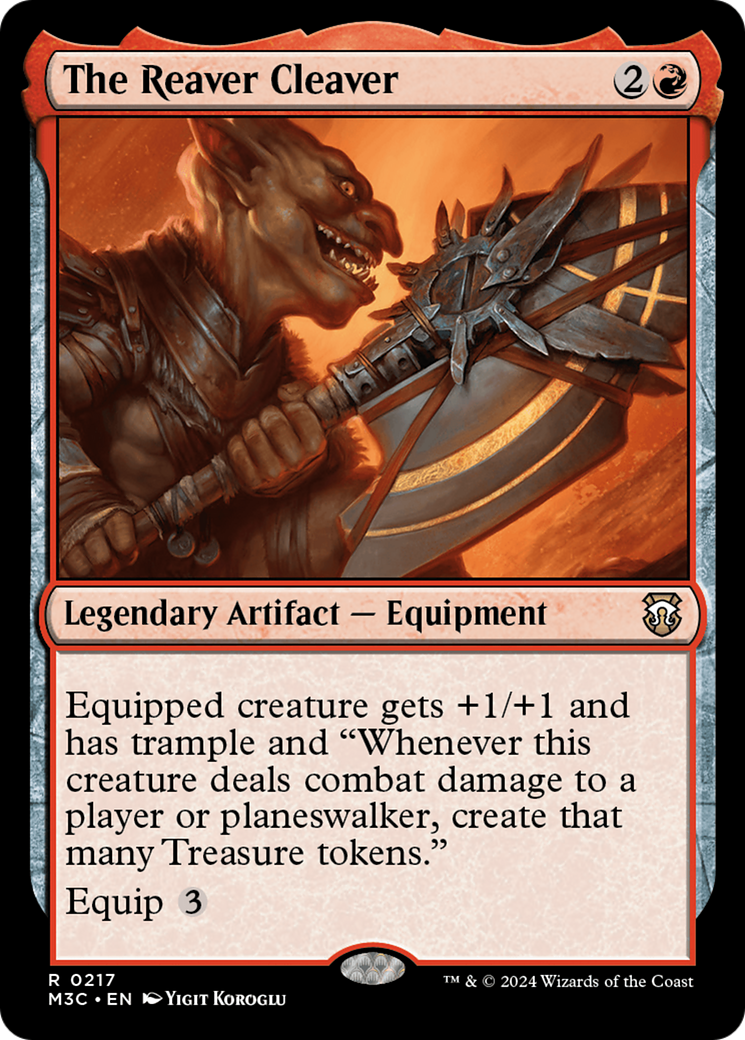 The Reaver Cleaver (Ripple Foil) [Modern Horizons 3 Commander] | Anubis Games and Hobby