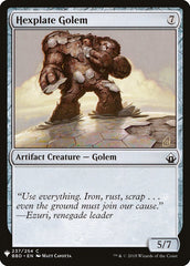 Hexplate Golem [Mystery Booster] | Anubis Games and Hobby