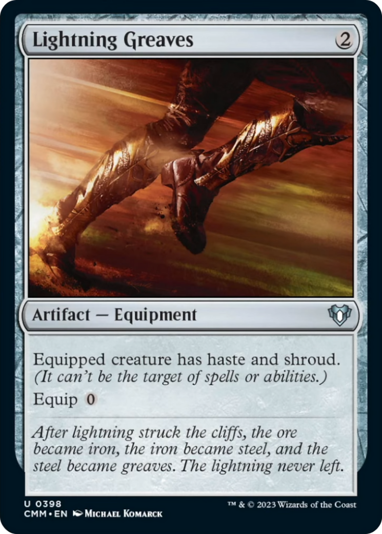 Lightning Greaves [Commander Masters] | Anubis Games and Hobby