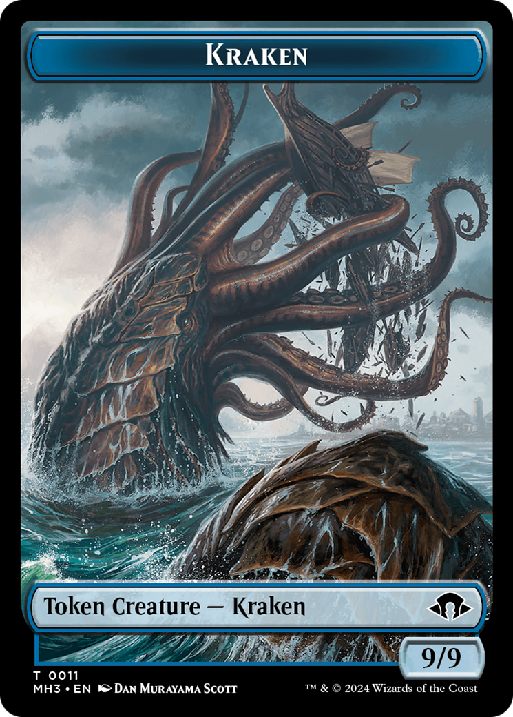 Servo // Kraken Double-Sided Token [Modern Horizons 3 Tokens] | Anubis Games and Hobby