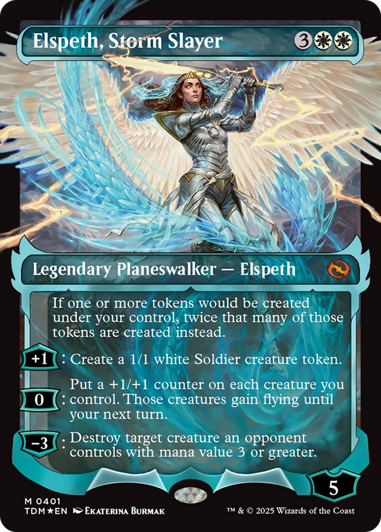 Elspeth, Storm Slayer (Showcase) [Tarkir: Dragonstorm] | Anubis Games and Hobby