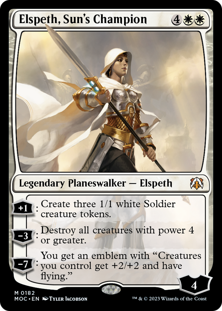 Elspeth, Sun's Champion [March of the Machine Commander] | Anubis Games and Hobby