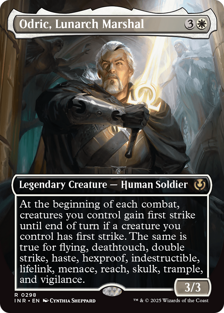 Odric, Lunarch Marshal (Borderless) [Innistrad Remastered] | Anubis Games and Hobby